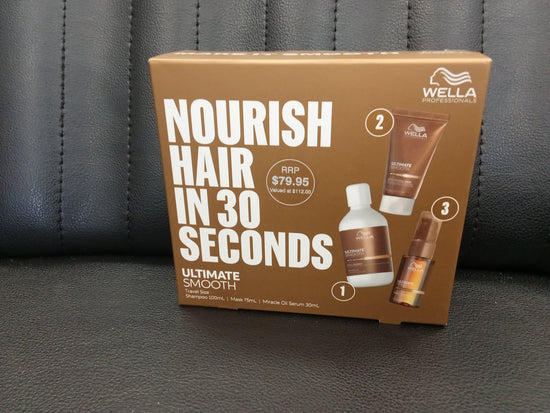 Wella Ultimate Smooth Trio |  Hair to go by Cutting Edge