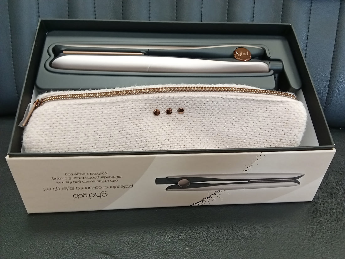 GHD Gold gift set in cashmere beige