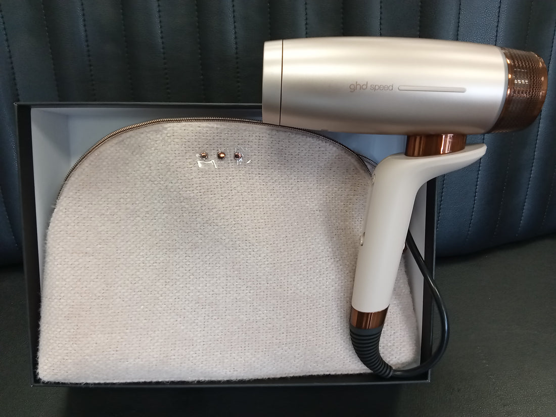 GHD Speed Hairdryer gift set in cashmere beige