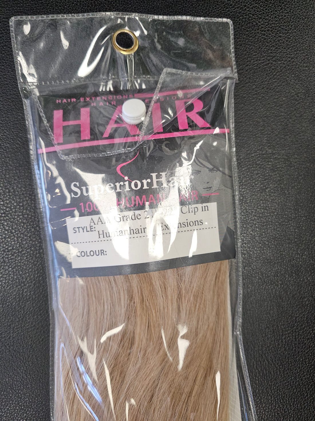 Superior Hair Clip in Extensions Dark blonde