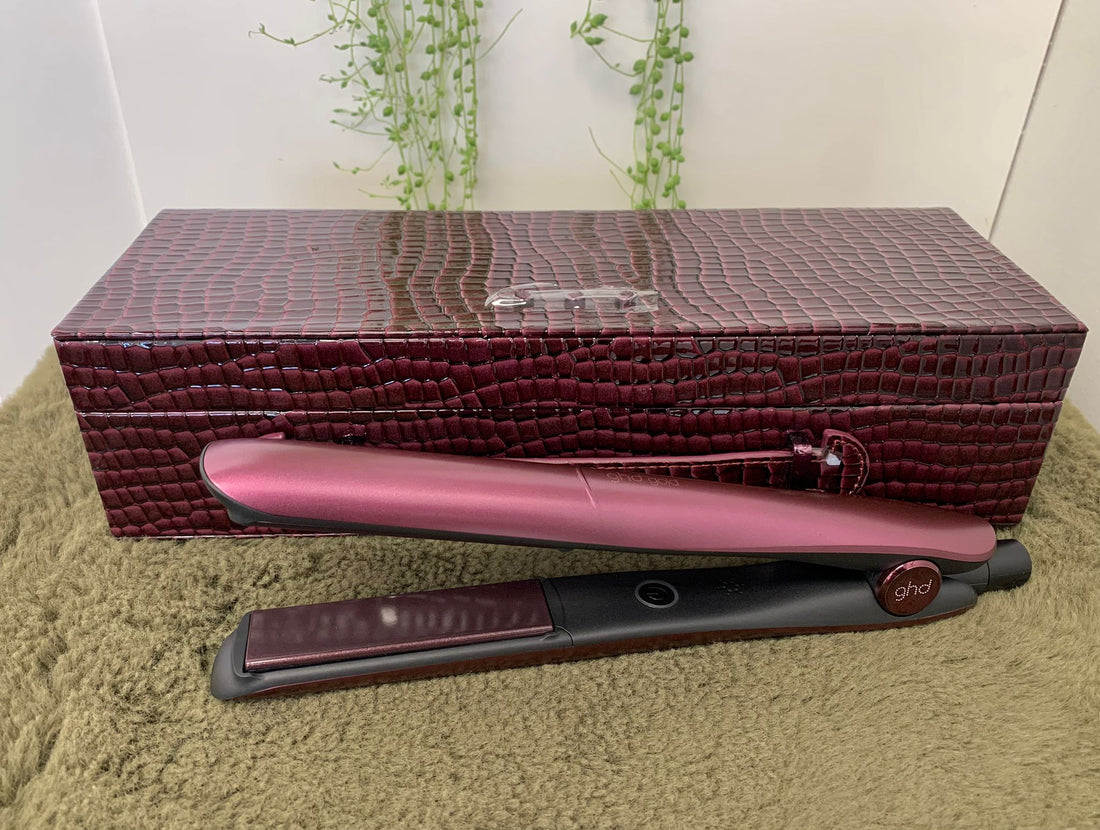 NEW GHD GOLD® HAIR STRAIGHTENER CHERRY CHIC